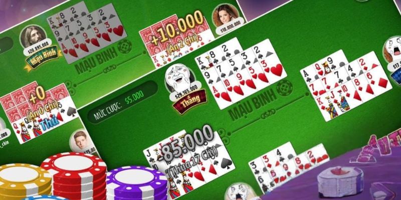 Khám phá Mậu Binh với lối chơi đòi hỏi tư duy